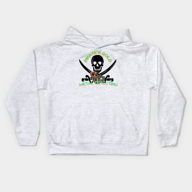 Metal detecting designs Kids Hoodie by Coreoceanart